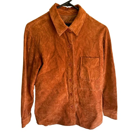 Vintage Atelier by B. Thomas Genuine Suede Shirt Jacket - Picture 2 of 6